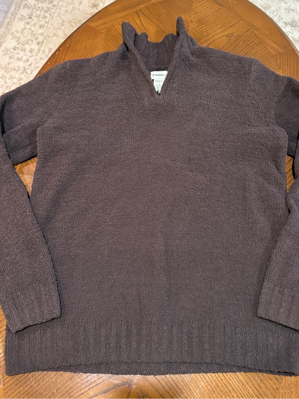 Gander Mountain Women's V-Neck Sweater in Dark Brown